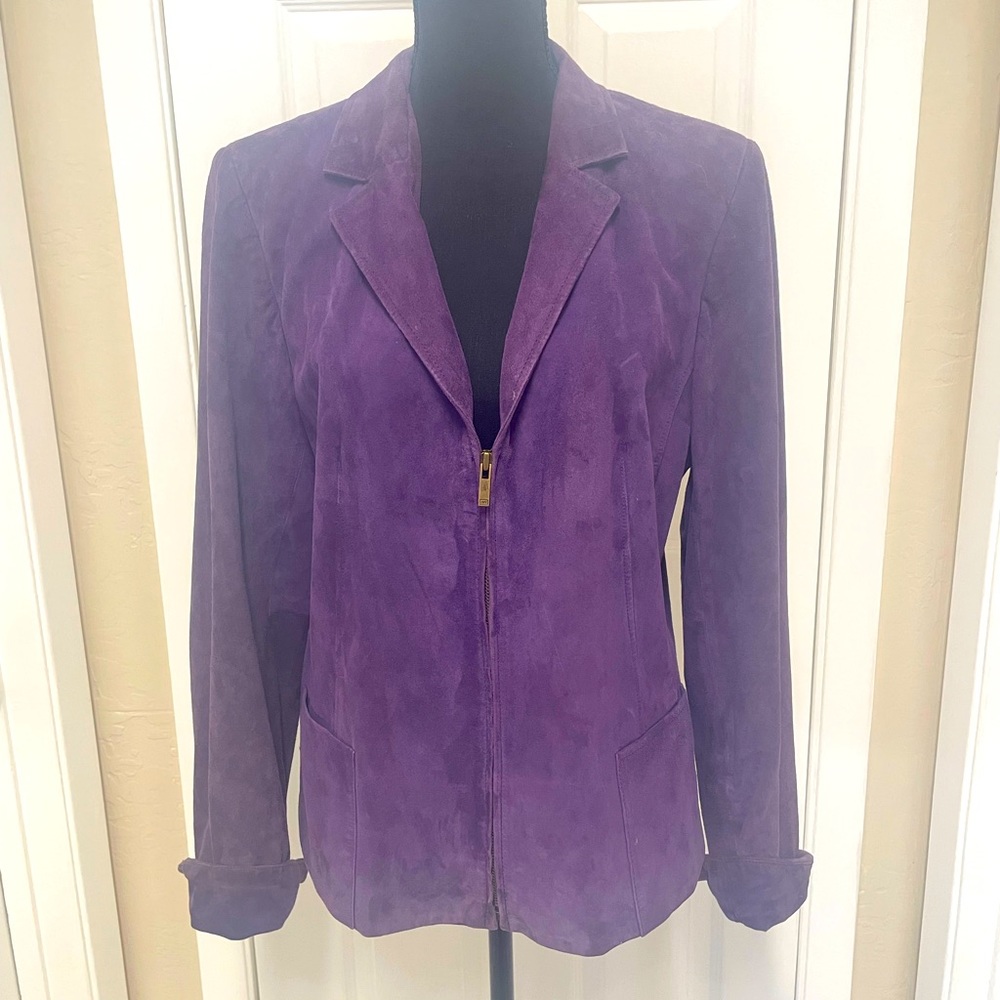 Jones of New York Suede Signature Jacket